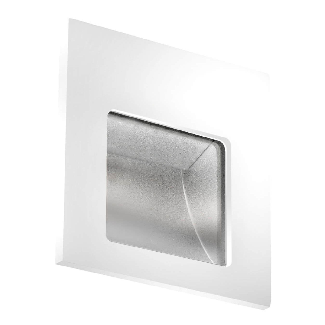 Linea Light Step Recessed Wall Light White Laterna Magica